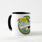 Mug Logo Explorez l'Équateur fabuleux (Devant gauche)