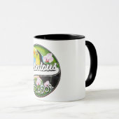 Mug Logo Explorez l'Équateur fabuleux (Devant droit)