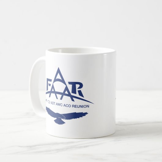 Mug Logo FAAAR sur Mug. (Devant gauche)