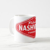 Mug Logo fabuleux de diamant de NASHVEGAS TM (Devant gauche)