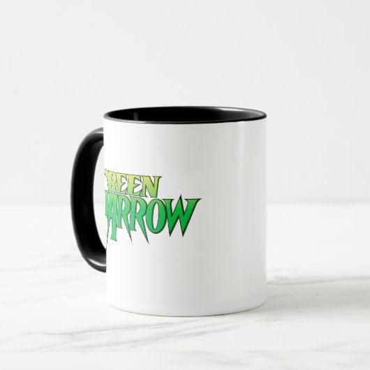 Mug Logo Flèche verte 3 (Devant gauche)