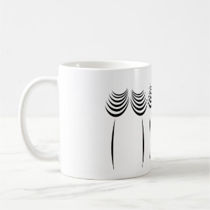 Mug Logo floral de mode de jardinier principal