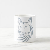 Mug Logo frais de coyote de chasse (Centre)