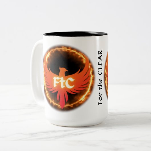 Mug Logo FtC 15oz (Personnalisable) - Pour le CLEA (Devant gauche)