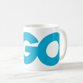 Mug Logo Golang (Go Programming Language) (Devant droit)