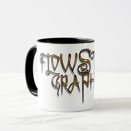 Mug Logo graphique Flowstone (Devant gauche)