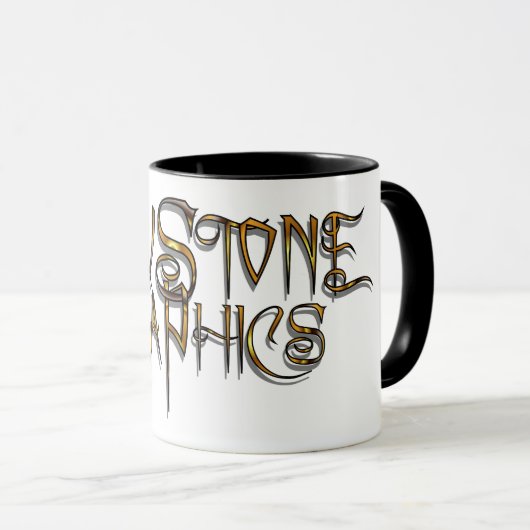 Mug Logo graphique Flowstone (Devant droit)
