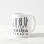 Mug Logo gris de Kizomba Evolution (Devant droit)