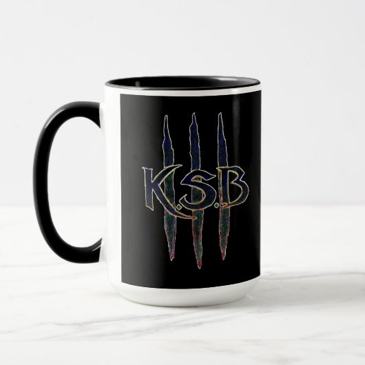 Mug Logo grunge bleu de KSB (Gauche)