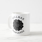 Mug Logo Hillmax GroKnowledge Black White (Devant gauche)