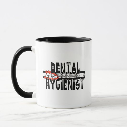MUG LOGO HYGIÈNE DENTAIRE DENTAIRE (Gauche)