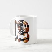 Mug Logo Image Numéro 12 Basketball, (Devant gauche)