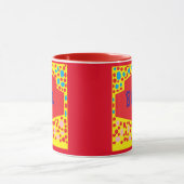 Mug Logo Inséparable sur la conception de points rouge (Centre)