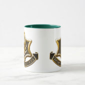 Mug Logo israélien de force de défense (Centre)