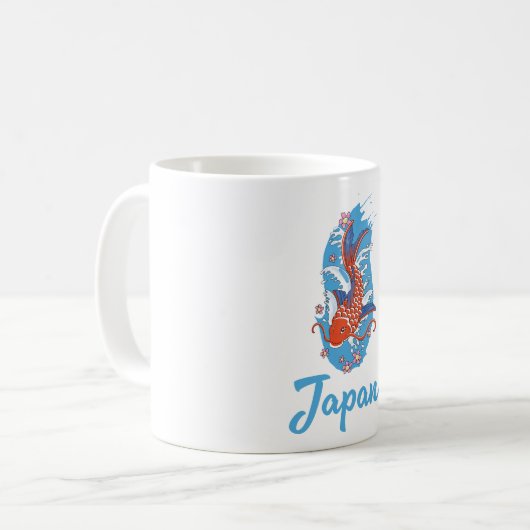 Mug Logo Japon Pêche (Devant gauche)