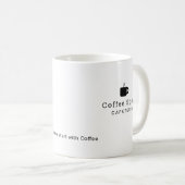 Mug logo marque nom commercial personnalisé (Devant droit)