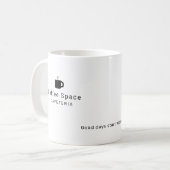 Mug logo marque nom commercial personnalisé (Devant gauche)
