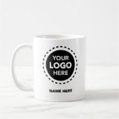 Mug Logo Marque Personnalisée - Cadeau d'Intégration d (Gauche)