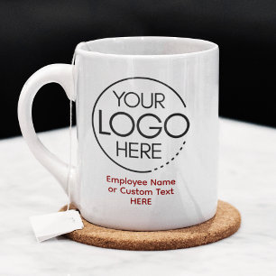 Mug Logo moderne élégant Employé/Société SWAG Red