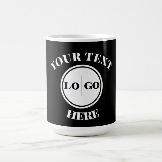 Mug Logo moderne et commerce de texte (Centre)