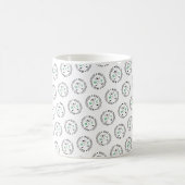Mug Logo Monogramme motif Golfer (Centre)