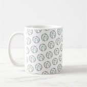 Mug Logo Monogramme motif Golfer (Gauche)