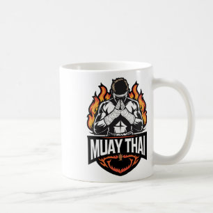 Mug Logo Muay Thai - Combattant de Boxe Thaïlandaise
