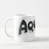 Mug Logo noir Aquaman Grunge (Gauche)