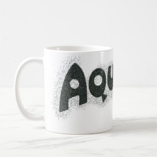 Mug Logo noir Aquaman Grunge (Gauche)