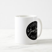 Mug Logo noir et blanc (Devant droit)
