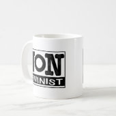 Mug Logo non-Féministe classique (Devant gauche)