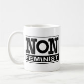 Mug Logo non-Féministe classique (Gauche)