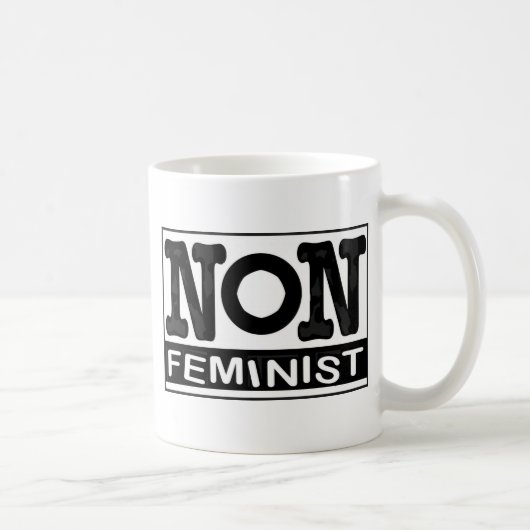 Mug Logo non-Féministe classique (Droite)