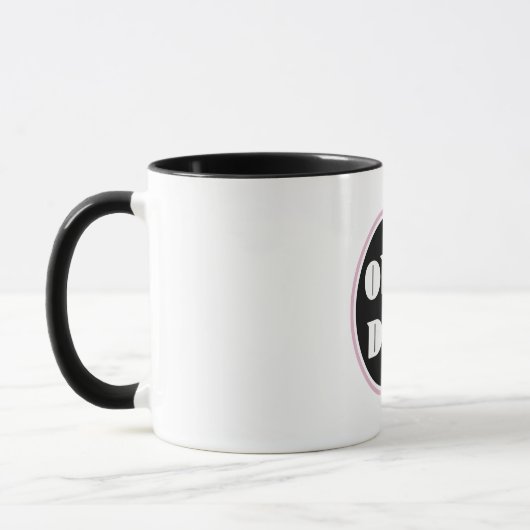 Mug Logo Objet D'Art : Code QR numérisé (Gauche)