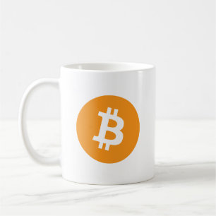 Mug Logo original de Fuzzy Express® Bitcoin