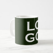 Mug Logo ou image personnalisée sur Forest Green (Devant gauche)