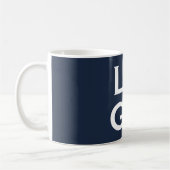 Mug Logo ou image personnalisée sur Navy Blue (Gauche)