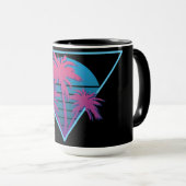 Mug Logo Palmiers Rétro (Devant droit)