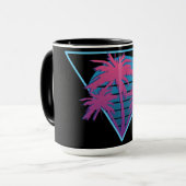 Mug Logo Palmiers Rétro (Devant gauche)