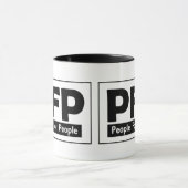 Mug Logo People For People - Noir (Centre)