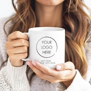 Mug Logo personnalisé de base, Entreprise ou Marketing