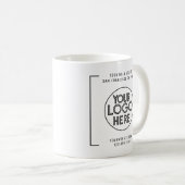 Mug Logo personnalisé d'entreprise professionnelle mod (Devant droit)