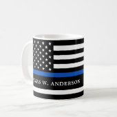 Mug Logo personnalisé du service de police Police (Devant gauche)