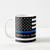 Mug Logo personnalisé du service de police Police (Gauche)