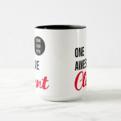 Mug Logo personnalisé d'un client impressionnant (Centre)