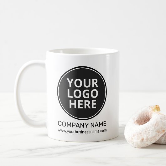 Mug Logo personnalisé Marque d'entreprise personnalisé (Avec donut)