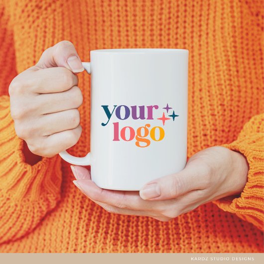 Mug Logo personnalisé moderne de marque blanche