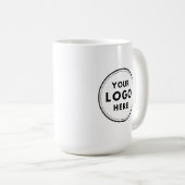 Mug Logo personnalisé Petite entreprise Entreprise Ent (Devant droit)