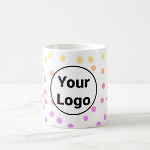 Mug Logo personnalisé simple et élégant ici société