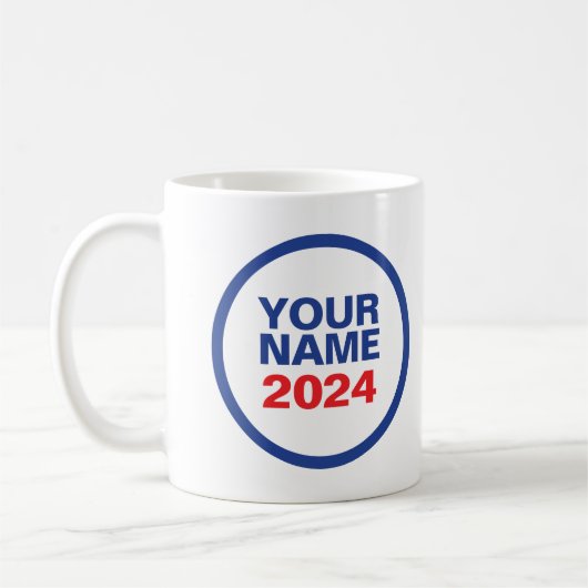 Mug Logo politique personnalisé (conception Biden) (Gauche)